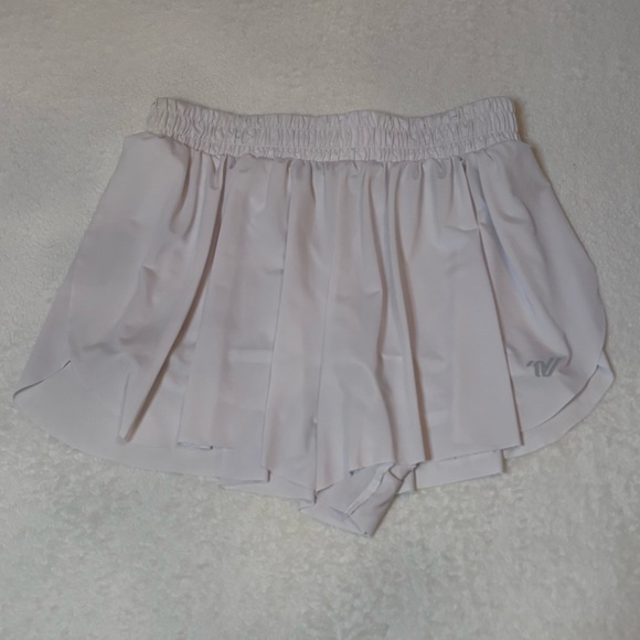 Varsity Women's White Athletic Shorts Sz Small - Picture 1 of 8